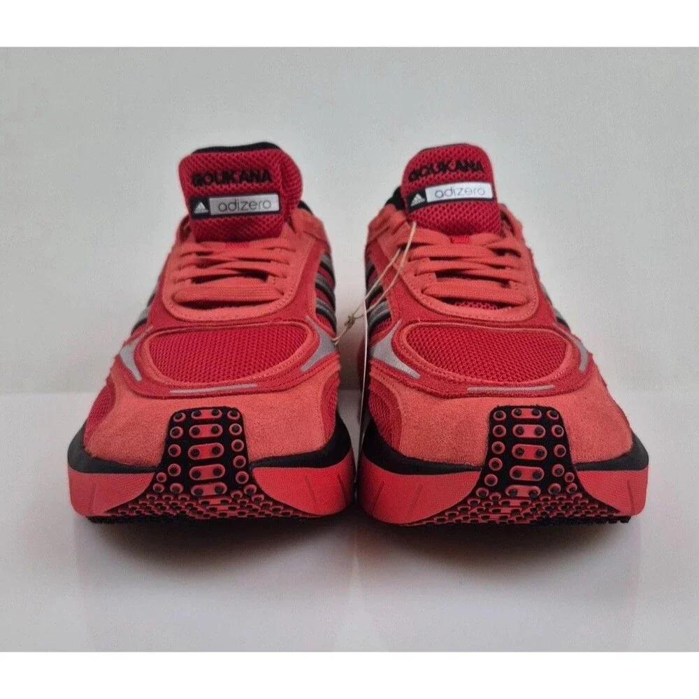New Adidas ADIZERO GOUKANA Better Scarlet Bright Red JQ4006 Men's Size 10